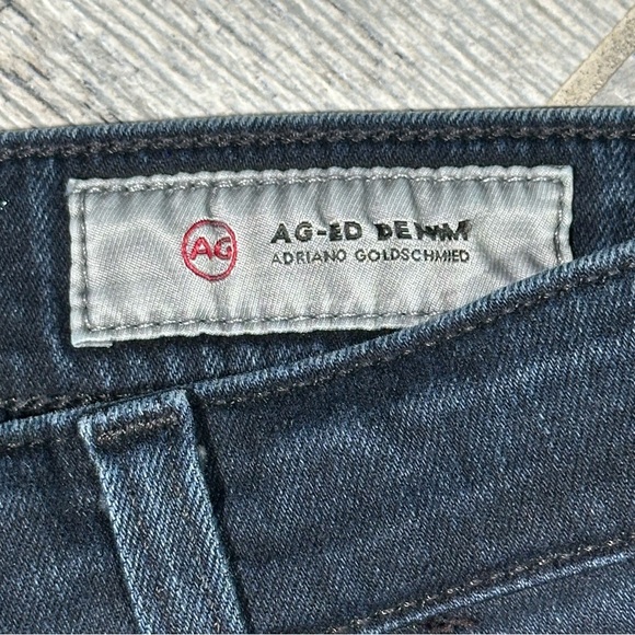 AG ADRIANO GOLDSCHMIED THE MARI Dark Wash High Rise Straight Leg Jeans 27 - Picture 6 of 15